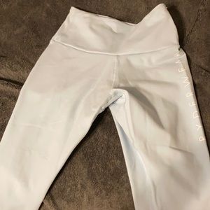 Light blue workout leggings